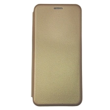 Чехол книжка STYLISH для TECNO Spark 8P, экокожа, визитница, цвет золотистый