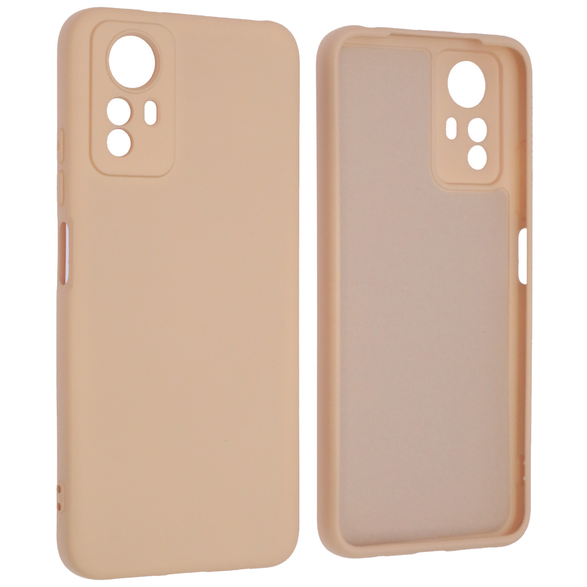 Чехол накладка NANO для XIAOMI Redmi Note 12S, силикон, бархат, цвет розовый песок Чехол накладка NANO для XIAOMI Redmi Note 12S, силикон, бархат, цвет розовый песок