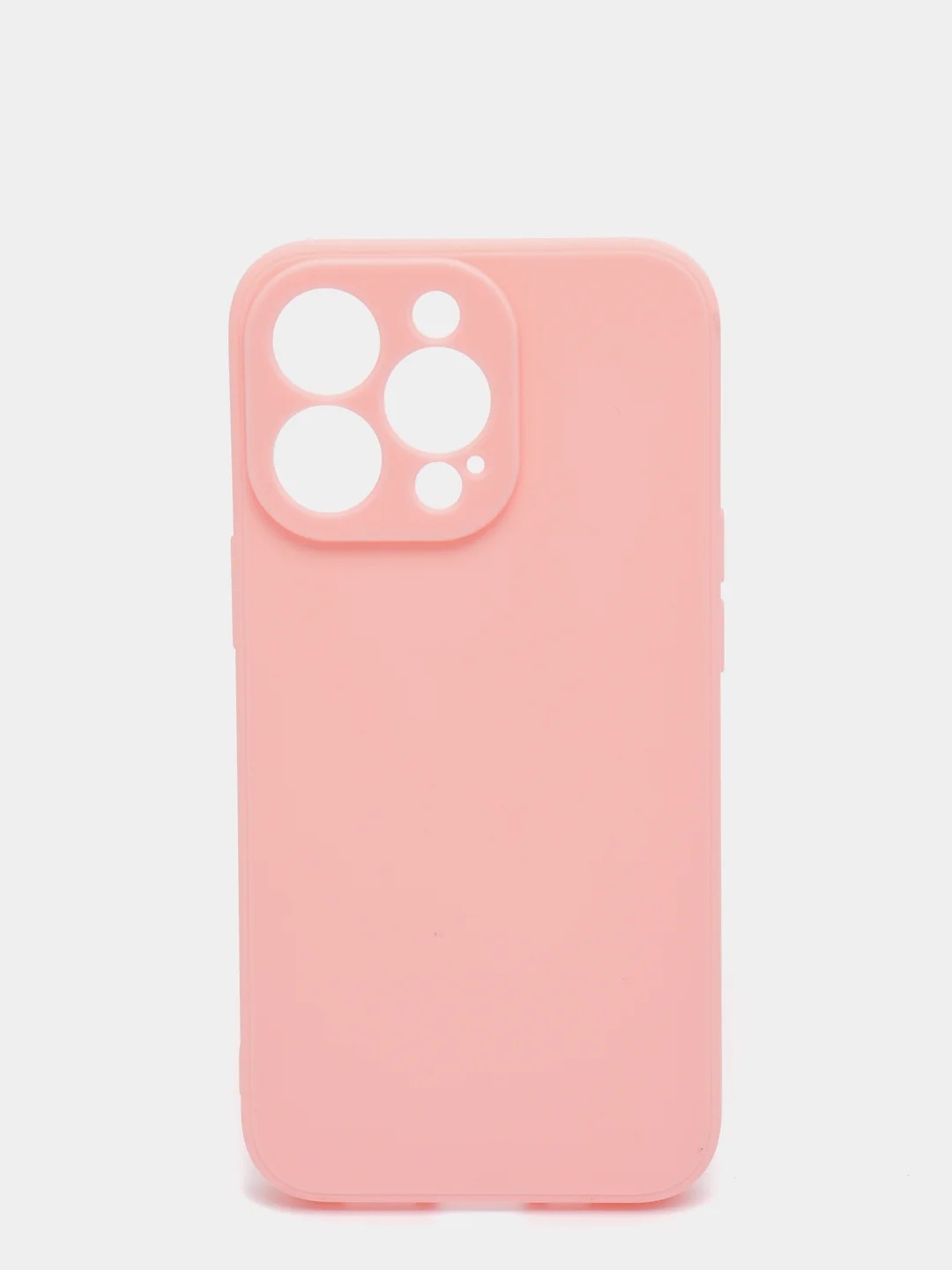 Чехол накладка MM59 для APPLE iPhone 13, защита камеры, силикон, цвет бледно-розовый
