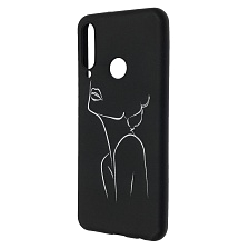 Чехол накладка imcase для HUAWEI Y6P (MED-LX9N), силикон, рисунок Женский силуэт Чехол накладка imcase для HUAWEI Y6P (MED-LX9N), силикон, рисунок Женский силуэт
