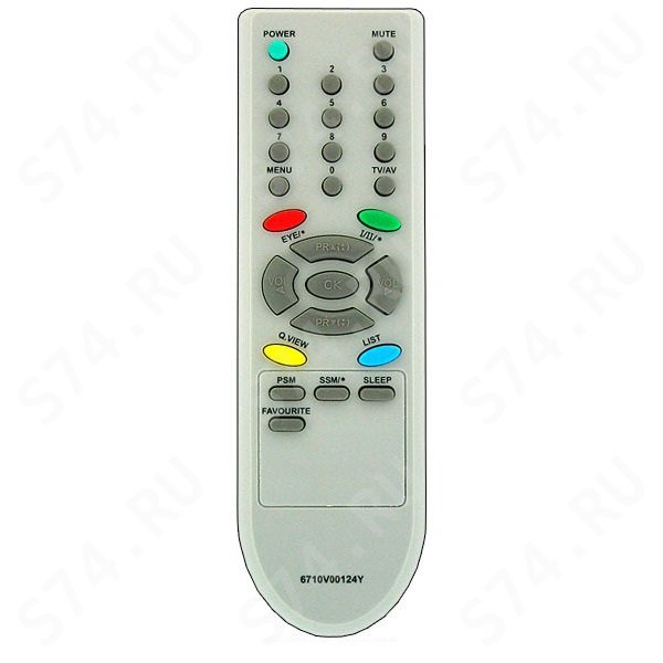 Пульт ДУ для LG 6710V00124Y подходит к следующим моделям: 15FC2RB, 21FC1RB, 21FS2CG, 21FS7RG-TS, 21FU2RG, 21FX4RG, 21FX5RB-TH, 21FX6RG, CT-14F65M, CT-14F95M, CT-20D35VE, CT-21F35M, CT-21Q45VE, RT-14CA55M, RT-14CA56M, RT-21FB35, RT-21FB55RQ, 15FC2AB.