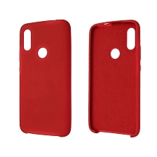 Чехол накладка Silicon Cover для XIAOMI Redmi 7, силикон, бархат, цвет красный Чехол накладка Silicon Cover для XIAOMI Redmi 7, силикон, бархат, цвет красный