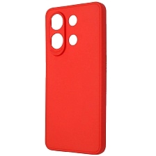 Чехол накладка для XIAOMI Redmi Note 13, защита камеры, силикон, цвет красный Чехол накладка для XIAOMI Redmi Note 13, защита камеры, силикон, цвет красный