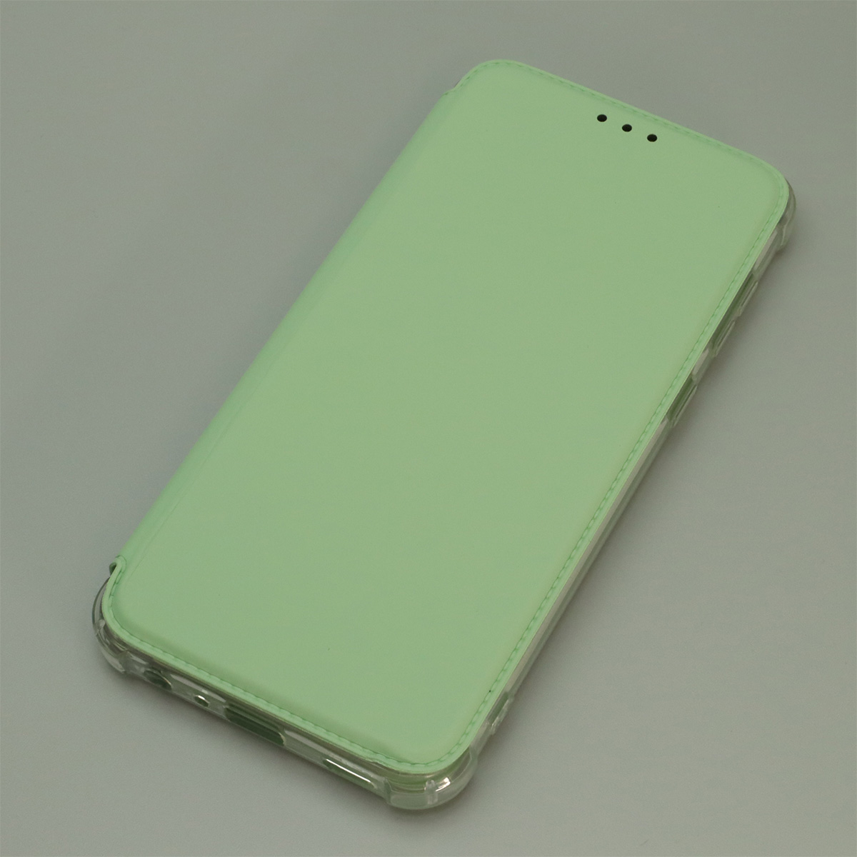 Чехол книжка для SAMSUNG Galaxy A03 Core (SM-A032F), экокожа, визитница, цвет светло фисташковый Чехол книжка для SAMSUNG Galaxy A03 Core (SM-A032F), экокожа, визитница, цвет светло фисташковый