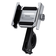 Держатель на руль для телефона на велосипед BASEUS Knight Motorcycle holder, цвет серебристый (распродажа -30%)