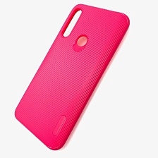 Чехол накладка Cherry для HUAWEI P Smart Z, Honor 9X, Oppo F11 Pro, силикон, полоски, цвет малиновый. Чехол накладка Cherry для HUAWEI P Smart Z, Honor 9X, Oppo F11 Pro, силикон, полоски, цвет малиновый.