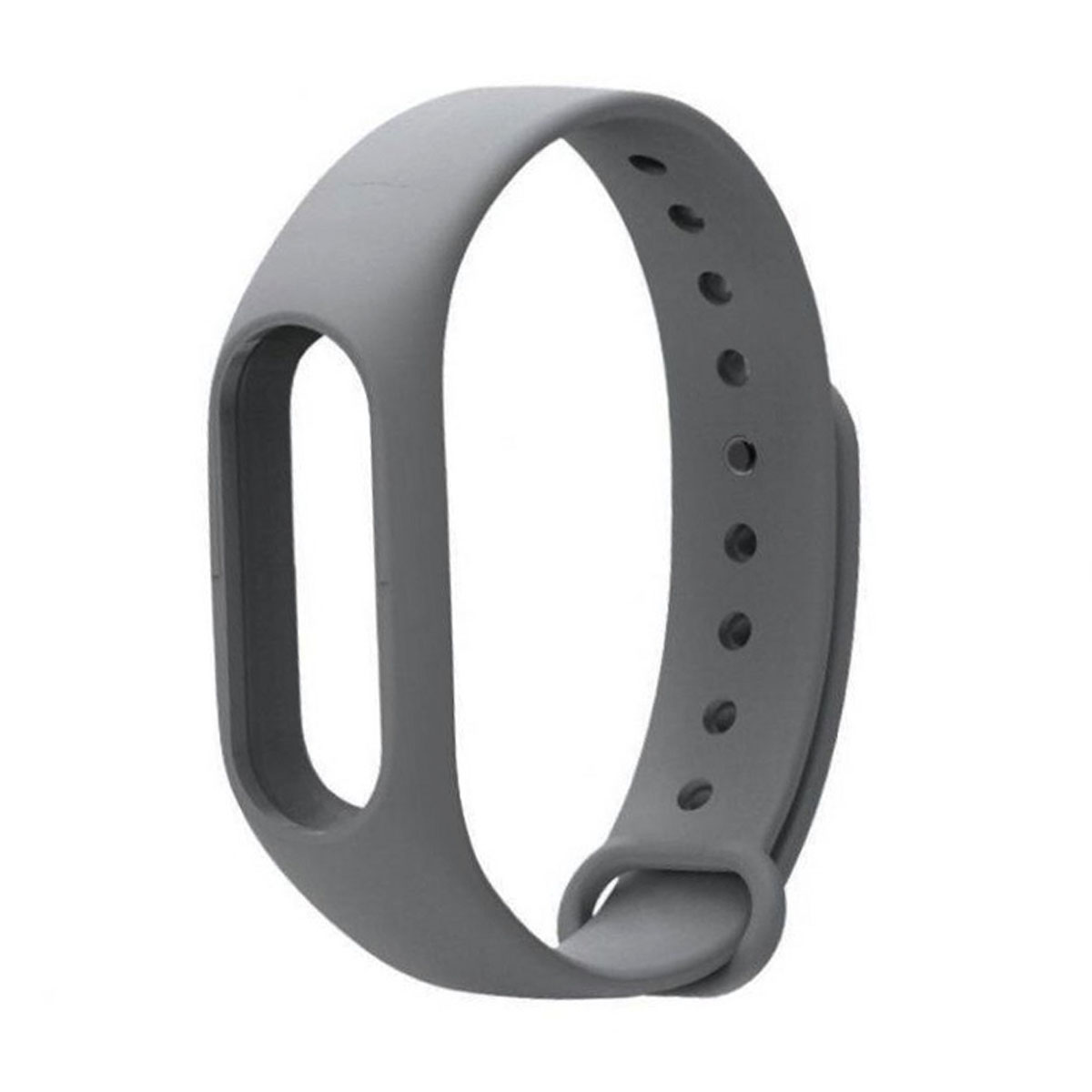 Ремешок на запястье, браслет для XIAOMI Mi Band 2, силикон, цвет серый