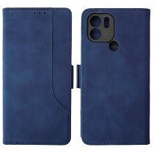 Чехол книжка NICE для XIAOMI Redmi A1 Plus, Redmi A2 Plus, POCO C51, защита камеры, экокожа, визитница, цвет темно синий Чехол книжка NICE для XIAOMI Redmi A1 Plus, Redmi A2 Plus, POCO C51, защита камеры, экокожа, визитница, цвет темно синий