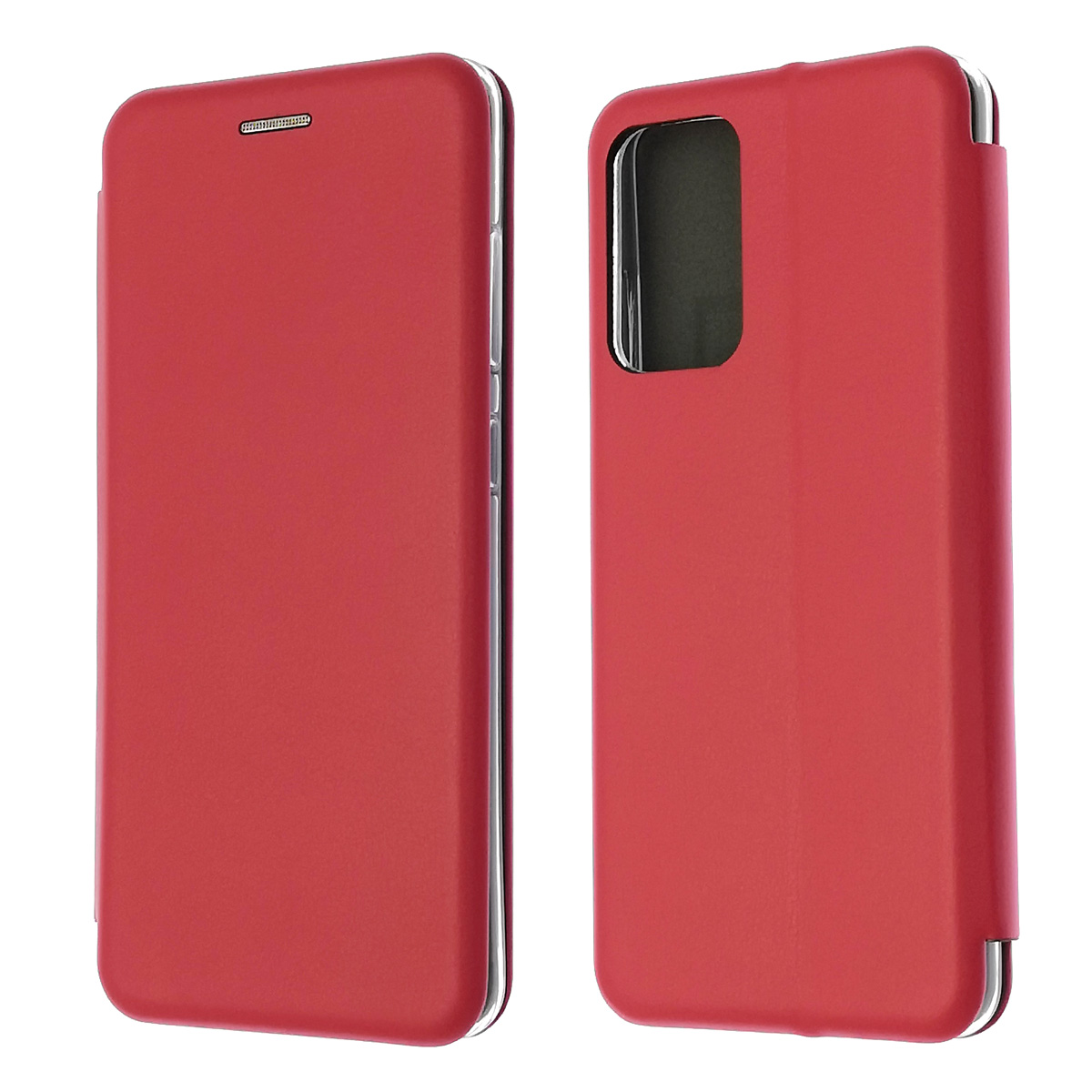 Чехол книжка STYLISH для SAMSUNG Galaxy A52 (SM-A525), экокожа, визитница, цвет красный | УЦЕНКА 190