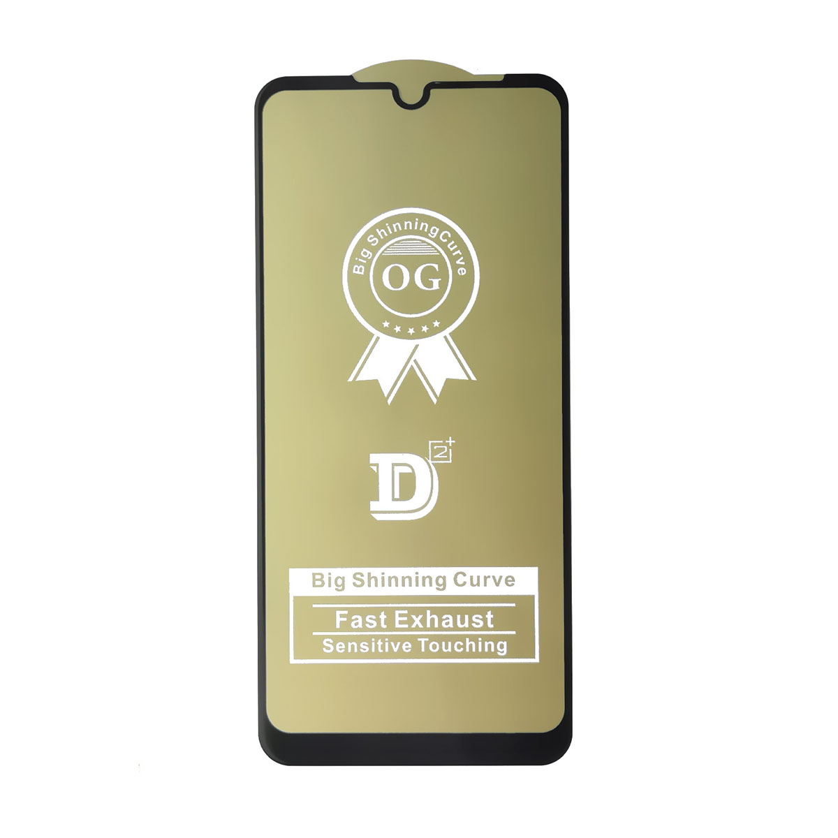 Защитное стекло D2+ PREMIUM для XIAOMI Redmi Note 7, цвет окантовки черный.