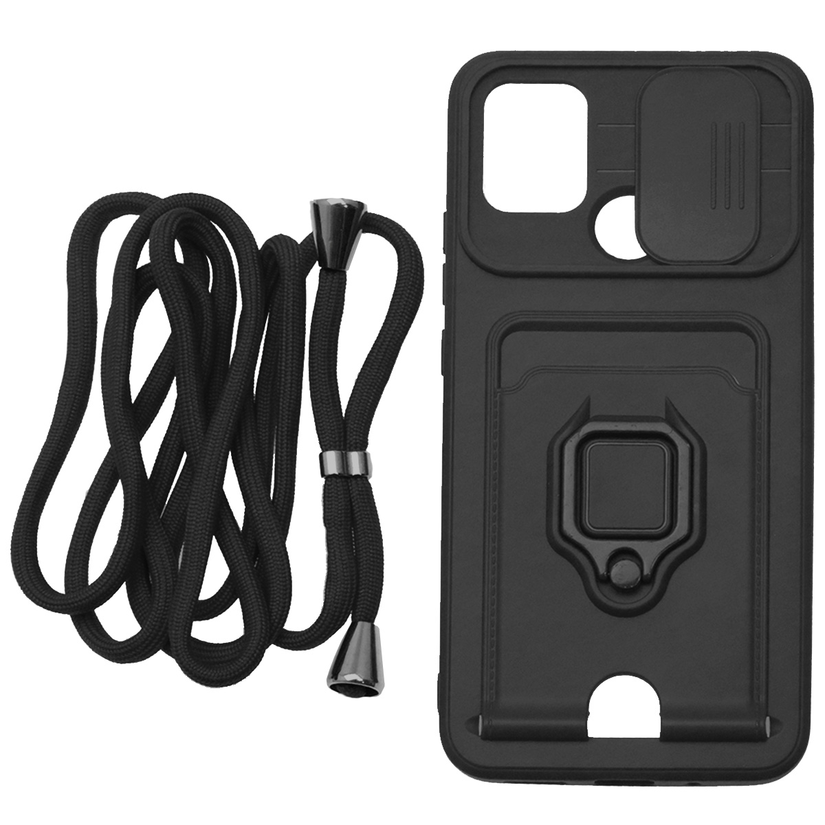 Чехол накладка MULTI FUNCTION 4 в 1 для XIAOMI Redmi 9C, Redmi 10A, цвет черный Чехол накладка MULTI FUNCTION 4 в 1 для XIAOMI Redmi 9C, Redmi 10A, цвет черный