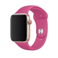Ремешок для Apple Watch спортивный "Sport", размер 38-40 mm, цвет пурпурный. Ремешок для Apple Watch спортивный "Sport", размер 38-40 mm, цвет пурпурный.