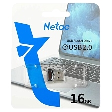 Флешка USB 2.0 16GB NETAC UM81, цвет черный