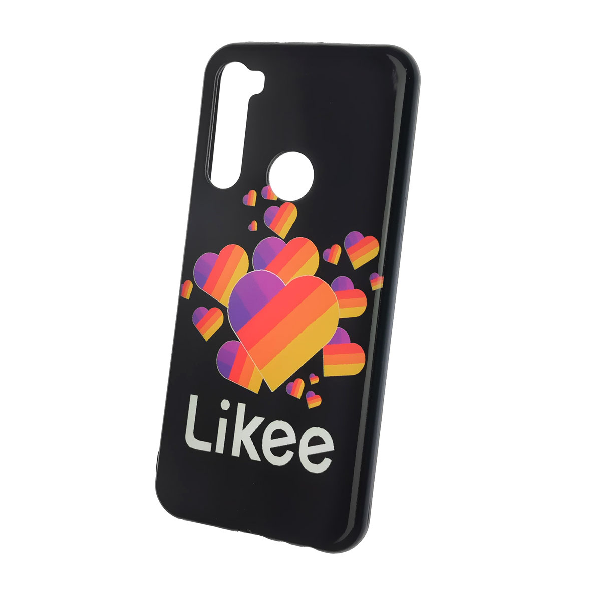 Чехол накладка для XIAOMI Redmi Note 8T, силикон, рисунок Likee Black. Чехол накладка для XIAOMI Redmi Note 8T, силикон, рисунок Likee Black.