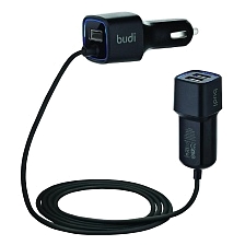 АЗУ "budi" 5.5A с 3 USB выходами (M8J066 Rev A00) (черный/коробка) | Последняя цена