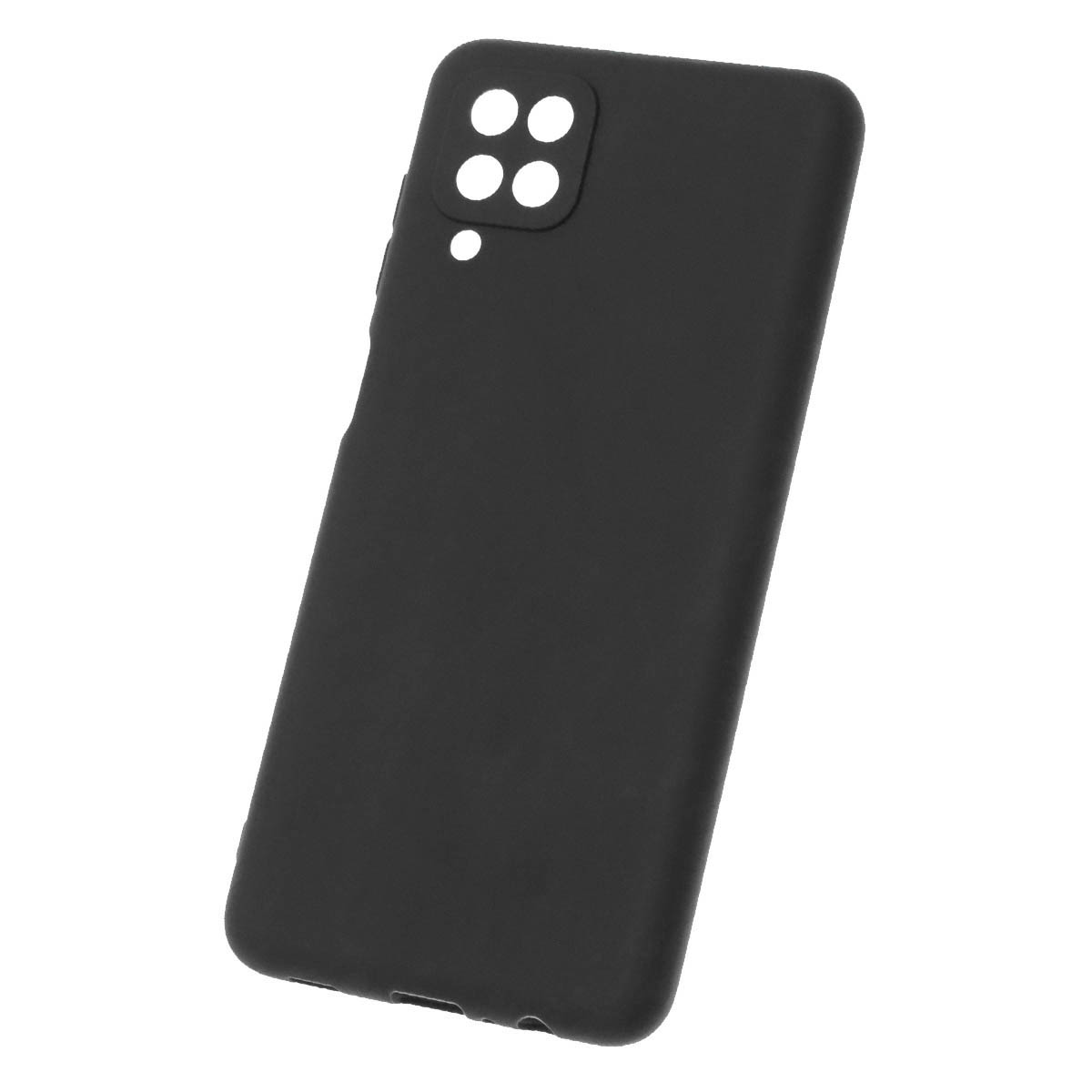 Чехол накладка Soft Touch для SAMSUNG Galaxy A12 5G, силикон, цвет черный Чехол накладка Soft Touch для SAMSUNG Galaxy A12 5G, силикон, цвет черный