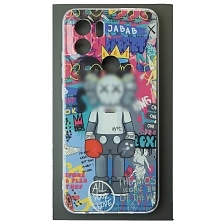 Чехол накладка для XIAOMI Redmi A1 Plus, Redmi A2 Plus, POCO C51, защита камеры, силикон, глянцевый, рисунок Кавс