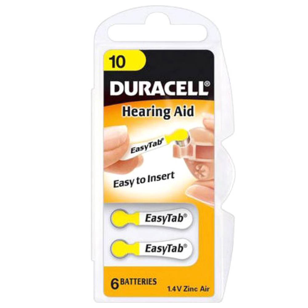 Батарейка PR70 Duracell 1.4V ActiveAir ZA10 Nugget Box/6 (DR DA10/6BL).