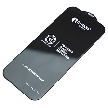Защитное стекло 6D G-Rhino 200C (380 Glue) для APPLE iPhone 16 Pro, iPhone 17, цвет окантовки черный (Тип 1)