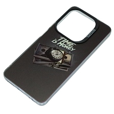 Чехол накладка для TECNO Spark 20, Spark 20C, защита камеры, силикон, рисунок TIME IS MONEY Чехол накладка для TECNO Spark 20, Spark 20C, защита камеры, силикон, рисунок TIME IS MONEY