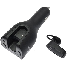 Автомобильное зарядное устройство USB Type-C, с беспроводной гарнитурой водителя S73, цвет черный (-50%) Автомобильное зарядное устройство USB Type-C, с беспроводной гарнитурой водителя S73, цвет черный (-50%)