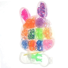 Набор в форме зайца для плетения браслетов, 12 цветов