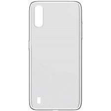 Чехол накладка для SAMSUNG Galaxy A01 (SM-A015), силикон, цвет прозрачный. Чехол накладка для SAMSUNG Galaxy A01 (SM-A015), силикон, цвет прозрачный.