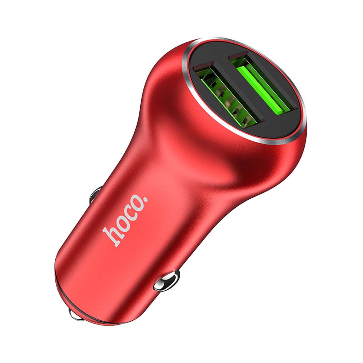 АЗУ (Автомобильное зарядное устройство) HOCO Z38 Resolute, 38W, 1 USB, 1 Type C, цвет красный АЗУ (Автомобильное зарядное устройство) HOCO Z38 Resolute, 38W, 1 USB, 1 Type C, цвет красный