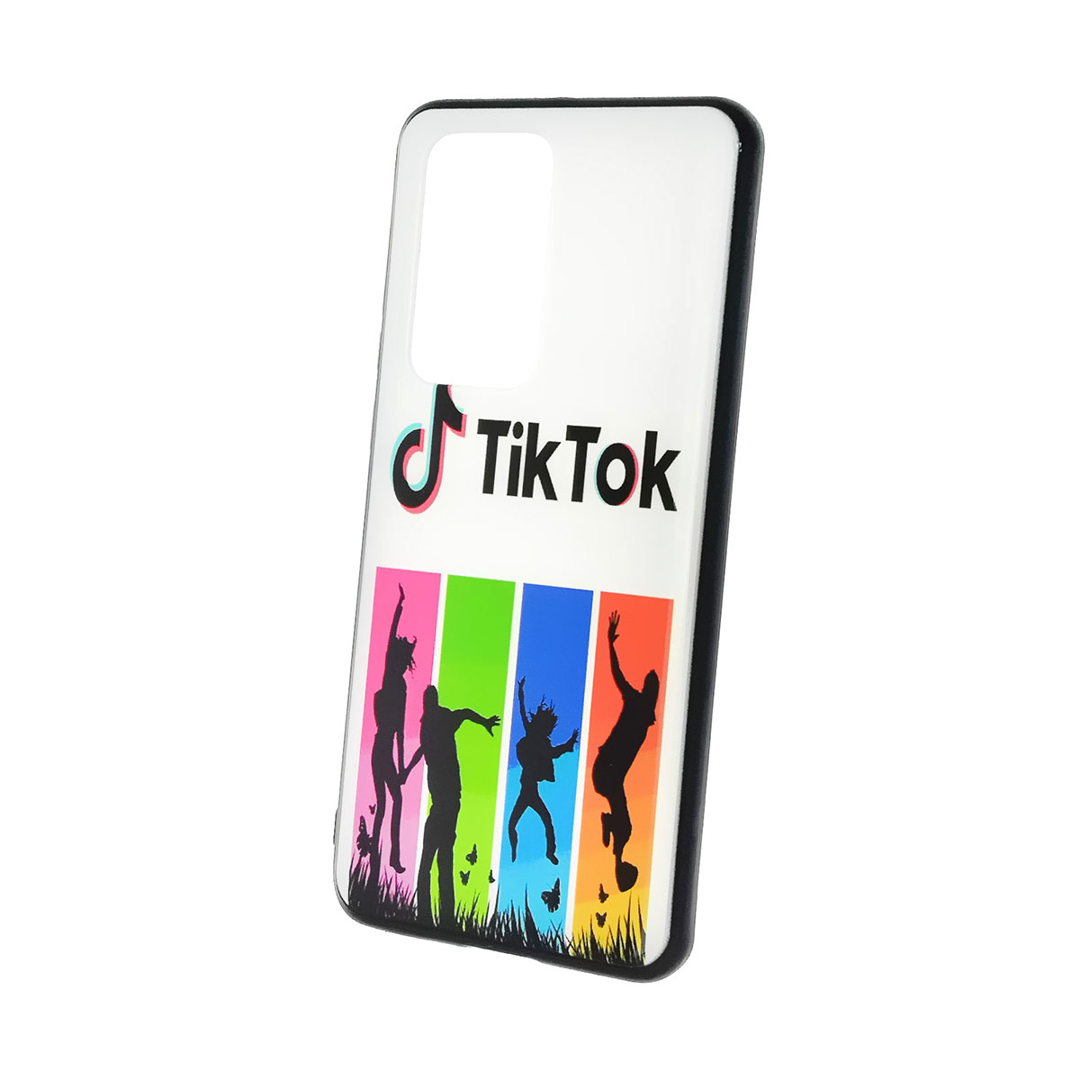 Чехол накладка для HUAWEI P40 Pro (ELS-NX9), силикон, рисунок TikTok танцы.