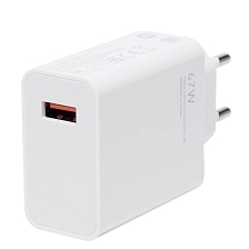 СЗУ (Сетевое зарядное устройство) с кабелем Type-С, 67W, QC3.0, 1xUSB, цвет белый СЗУ (Сетевое зарядное устройство) с кабелем Type-С, 67W, QC3.0, 1xUSB, цвет белый