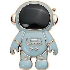 Наклейка Космонавт, пластик, цвет бирюзовый