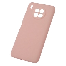 Чехол накладка SOFT TOUCH для HUAWEI Honor 50 Lite, Nova 8i, защита камеры, силикон, матовый, цвет песочно розовый Чехол накладка SOFT TOUCH для HUAWEI Honor 50 Lite, Nova 8i, защита камеры, силикон, матовый, цвет песочно розовый