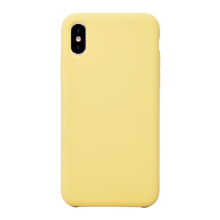 Чехол накладка для APPLE iPhone XR, силикон, цвет желтый. Чехол накладка для APPLE iPhone XR, силикон, цвет желтый.