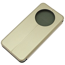 Чехол книжка STYLISH для Realme 12 4G, экокожа, визитница, цвет золотистый