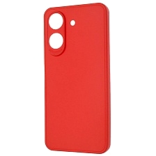Чехол накладка для XIAOMI Redmi 13C, POCO C65, защита камеры, силикон, цвет красный Чехол накладка для XIAOMI Redmi 13C, POCO C65, защита камеры, силикон, цвет красный