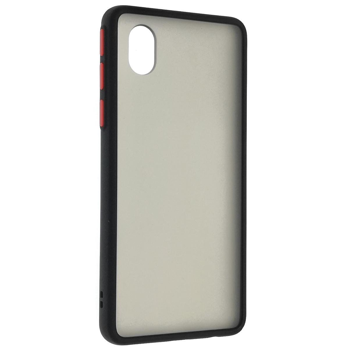 Чехол накладка SKIN SHELL для SAMSUNG Galaxy A01 Core (SM-A013), силикон, пластик, цвет окантовки черный | РЕТРО 7