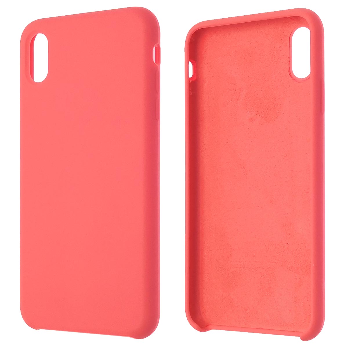 Чехол накладка Silicon Case для APPLE iPhone XS MAX, силикон, цвет коралловый. Чехол накладка Silicon Case для APPLE iPhone XS MAX, силикон, цвет коралловый.