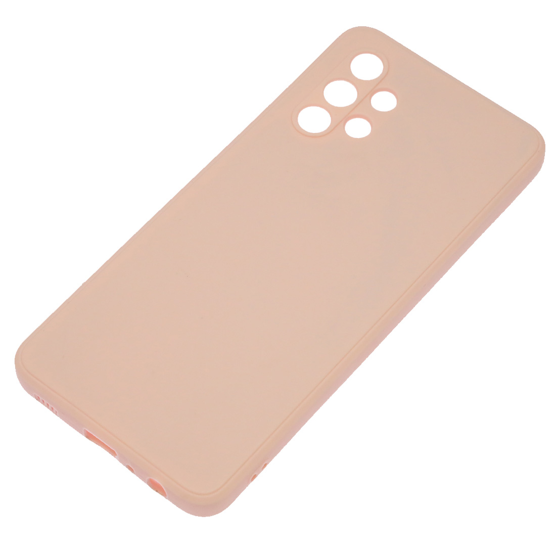 Чехол накладка для SAMSUNG Galaxy A32 4G (SM-A325F), силикон, бархат, цвет розовый песок Чехол накладка для SAMSUNG Galaxy A32 4G (SM-A325F), силикон, бархат, цвет розовый песок