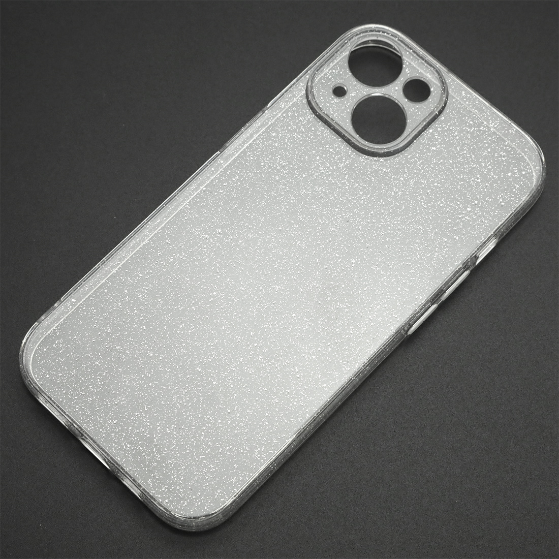 Чехол накладка STARDUST (Clear Case) для APPLE iPhone 15, защита камеры, с блестками, прозрачный