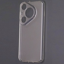 Чехол накладка для HUAWEI Pura 70 Pro, Pura 70 Pro Plus, защита камеры, силикон, прозрачный