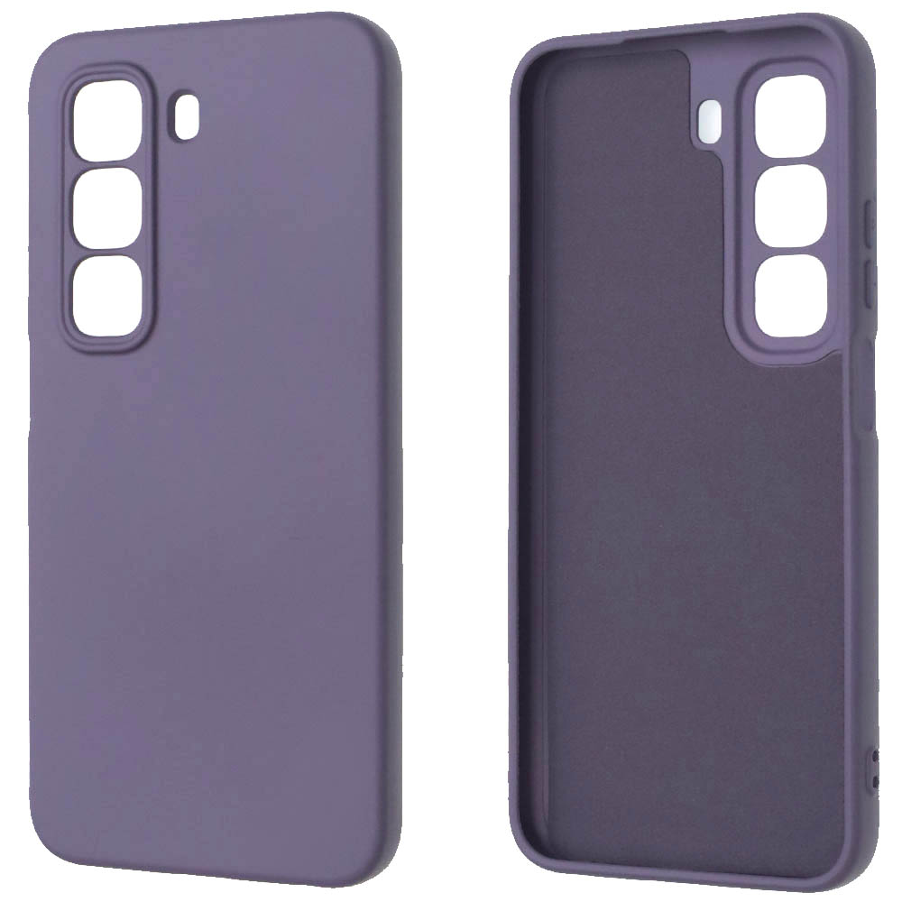 Чехол накладка NANO для INFINIX HOT 50 5G, защита камеры, силикон, бархат, цвет космический серый Чехол накладка NANO для INFINIX HOT 50 5G, защита камеры, силикон, бархат, цвет космический серый