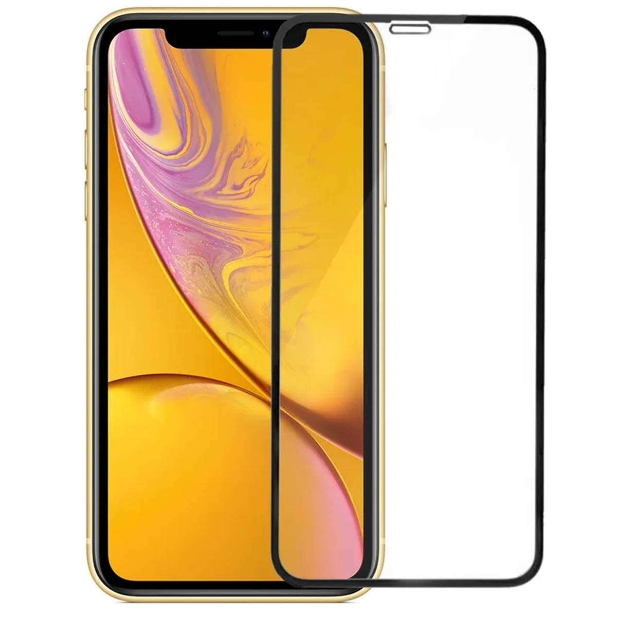 Защитное стекло HOCO G10 Anti-static для APPLE iPhone XS Max, iPhone 11 Pro Max, цвет окантовки черный