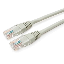 Патч-корд RJ45, сетевой кабель для интернета, длина 5 метров, цвет серый