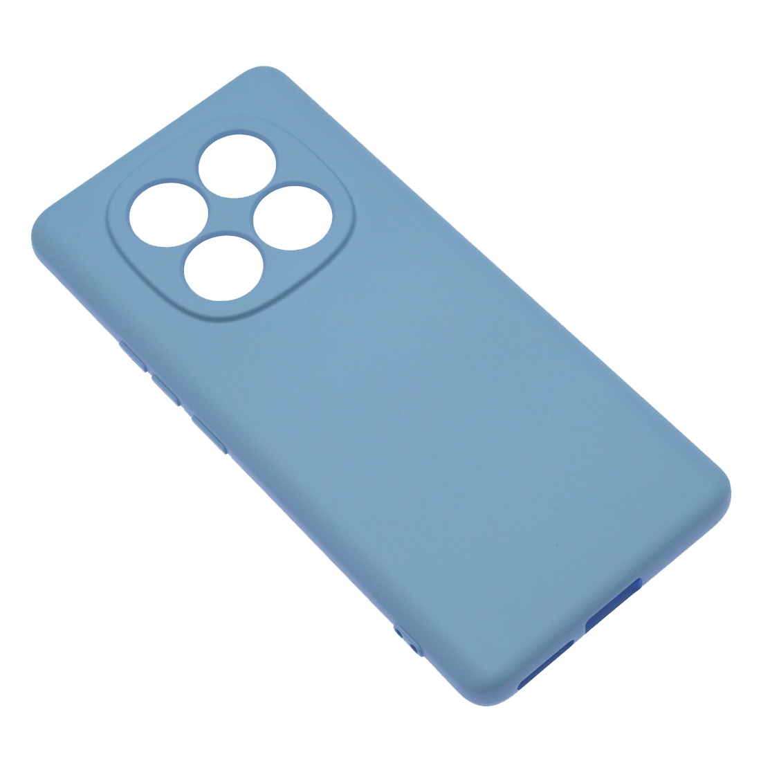 Чехол накладка NANO для XIAOMI Redmi Note 14 Pro 4G, защита камеры, силикон, бархат, цвет васильковый Чехол накладка NANO для XIAOMI Redmi Note 14 Pro 4G, защита камеры, силикон, бархат, цвет васильковый