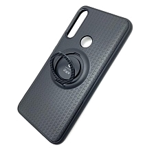 Чехол накладка iFace для HUAWEI P Smart Z, Honor 9X, Y9 Prime, Oppo F11 Pro, силикон, кольцо держатель, цвет черный.