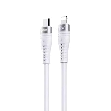 Кабель REMAX RC-C150 USB Type C на Lightning 8 pin, 30W, длина 1.2 метра, цвет белый