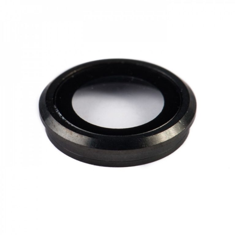 Стекло основной камеры + оправа iPhone 6S (4.7") (черная).