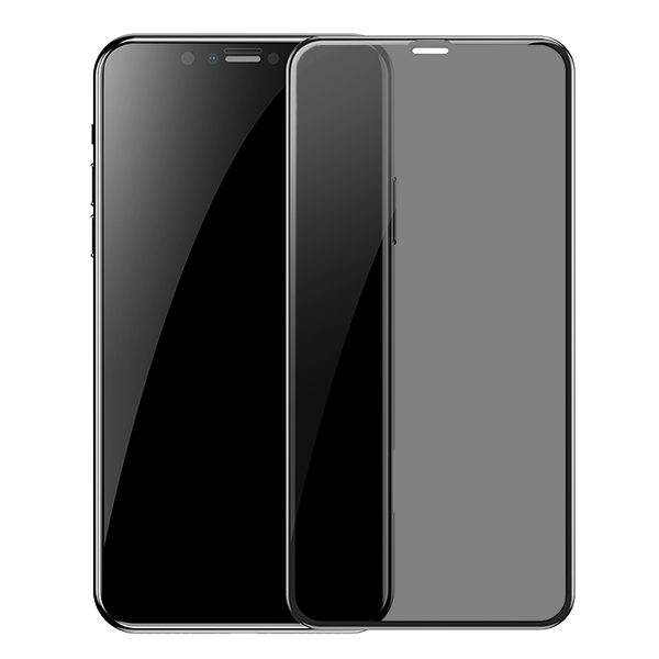 Защитное стекло YESKY MATTE ANTI-BLUE для APPLE iPhone X / XS / 11 Pro (5.8") матовое с фильтром синего цвета, цвет черный.
