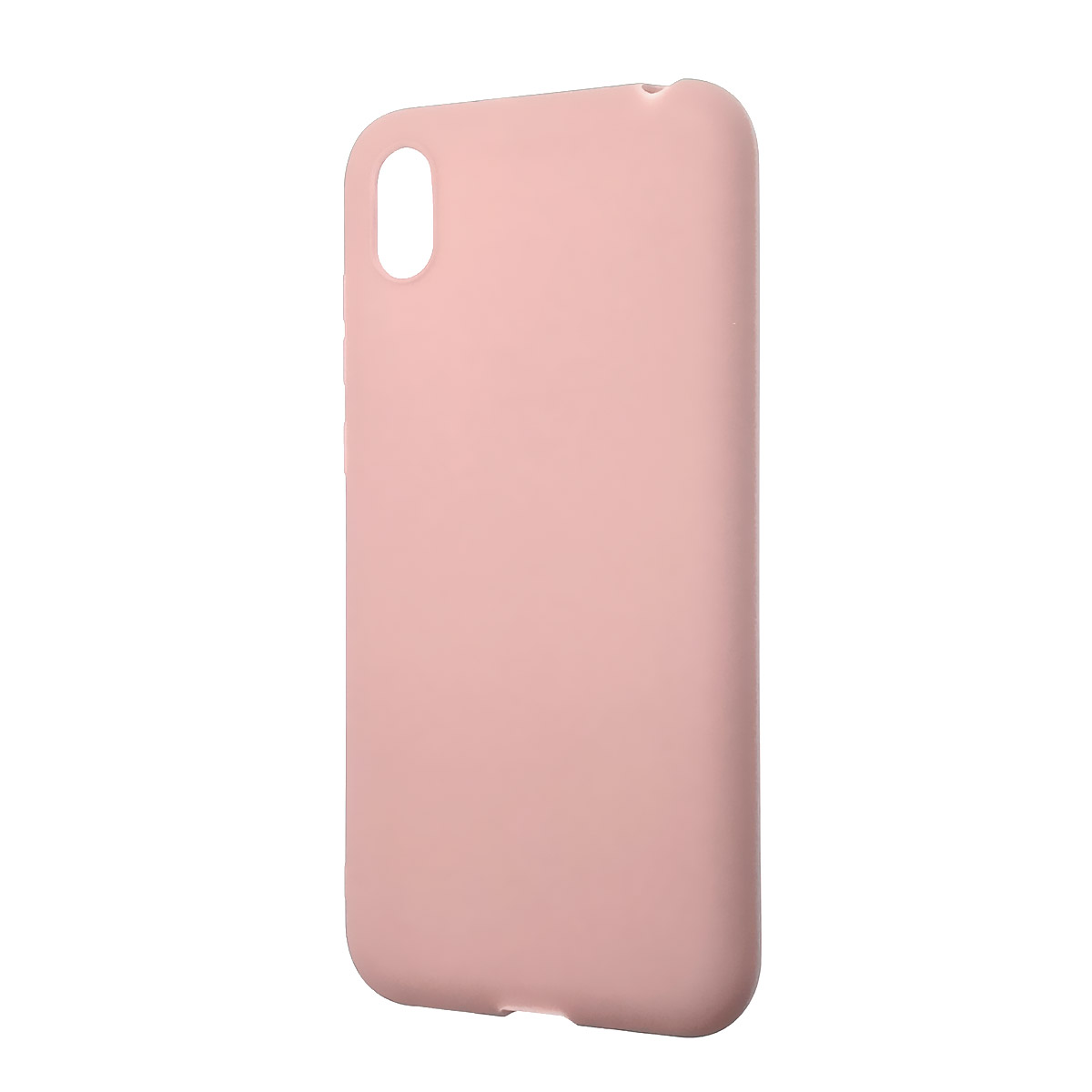 Чехол накладка GPS для HUAWEI Honor 8S, Y5 2019, силикон, матовый, цвет бледно розовый