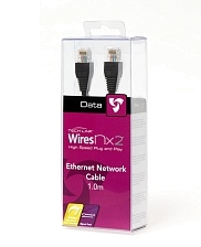 Кабель TechLink WiresNX2 Cat 5E UTP Network Cable, сетевой кабель для интернета, 1 м (710681).